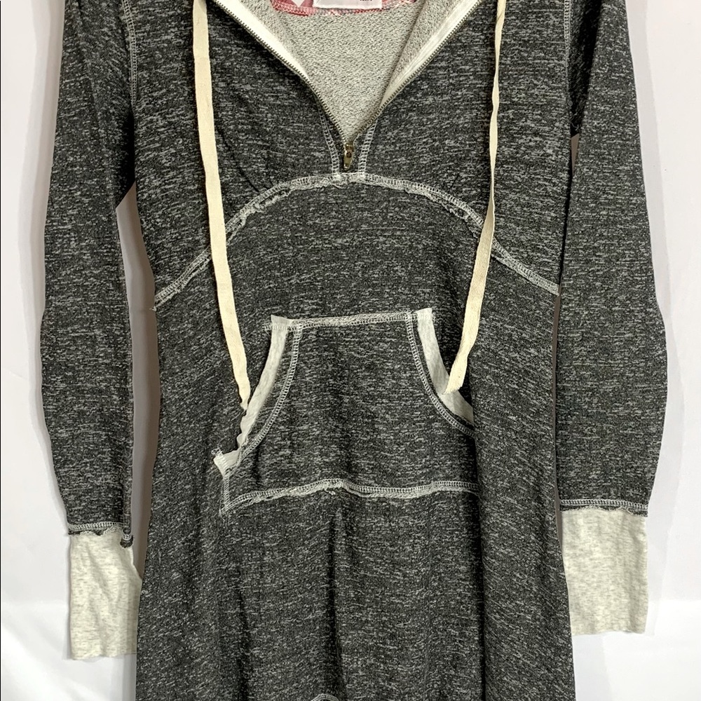 Memory lane knits -  high/low hoodie dress -size -M